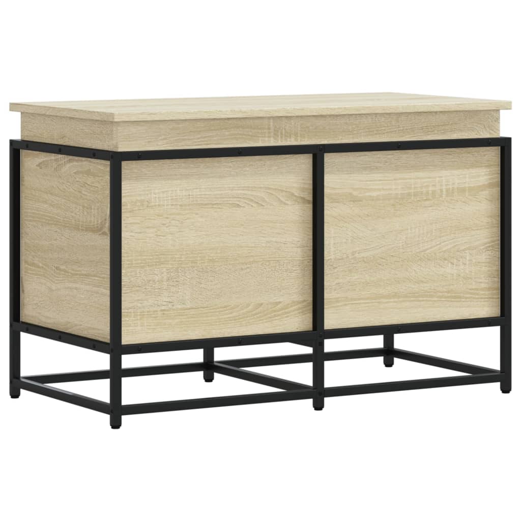 Storage box with lid Sonoma 80x40x51.5 cm Wood-based material