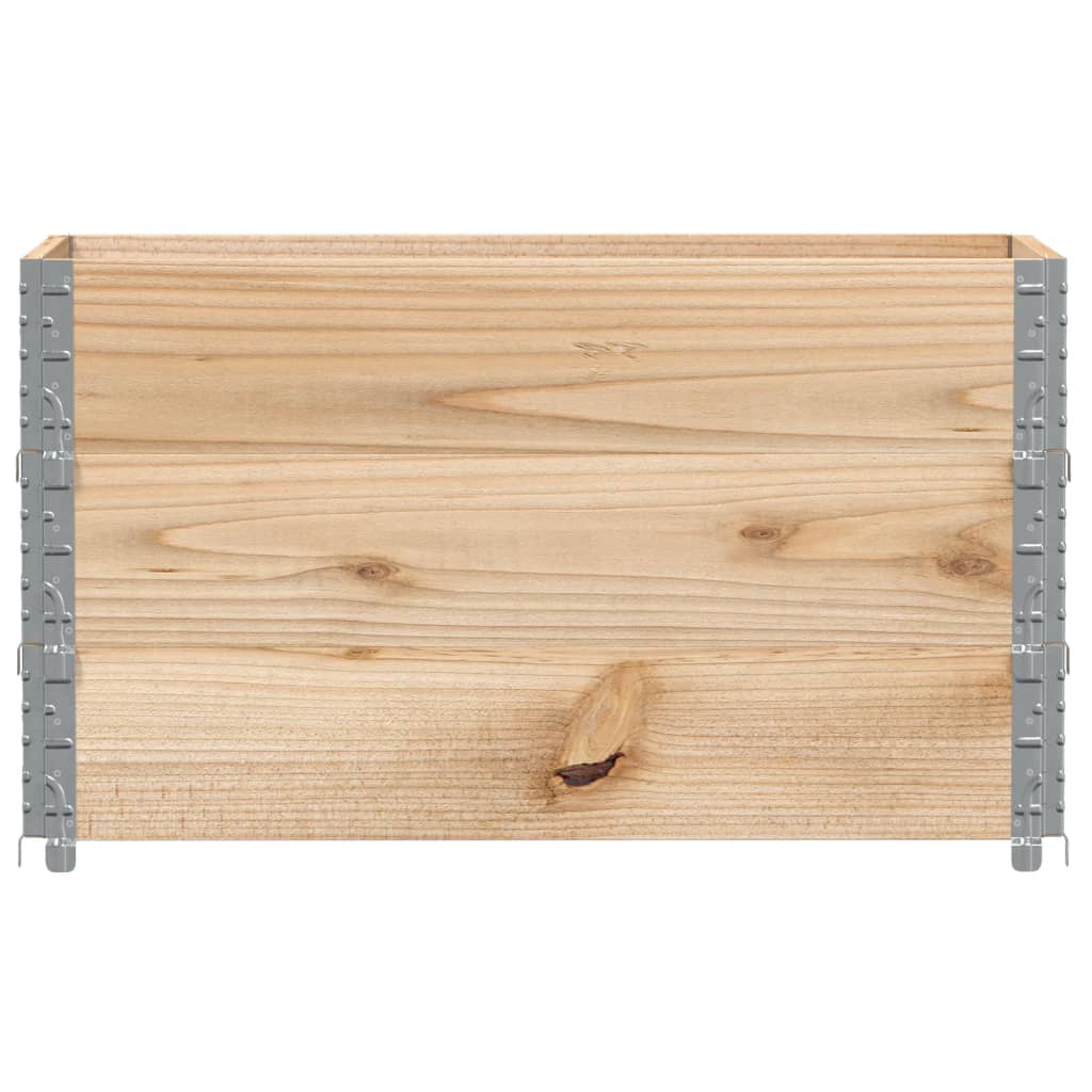 Paletten-Aufsatzrahmen 3 Stk. 100x50 cm Massivholz Kiefer