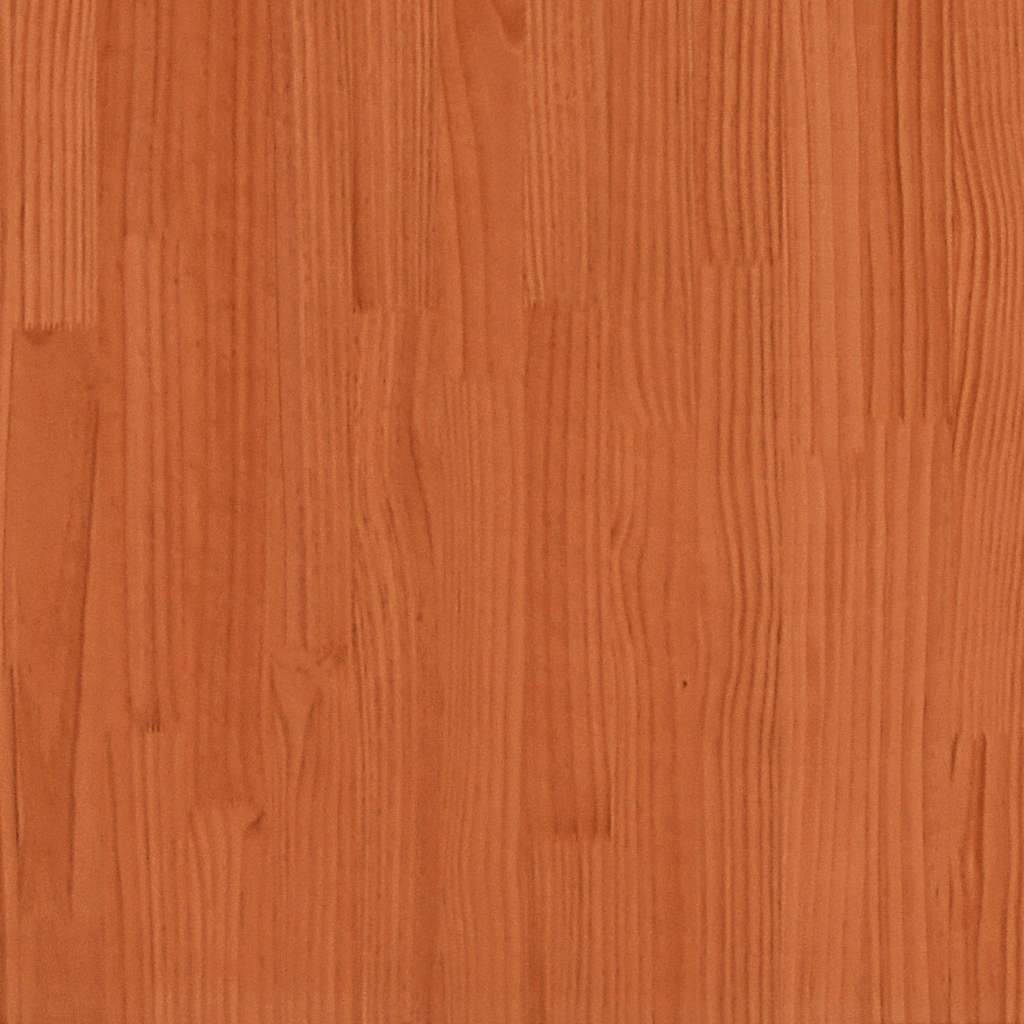 Bettschubladen 2 Stk. Wachsbraun 75x55x17 cm Massivholz Kiefer