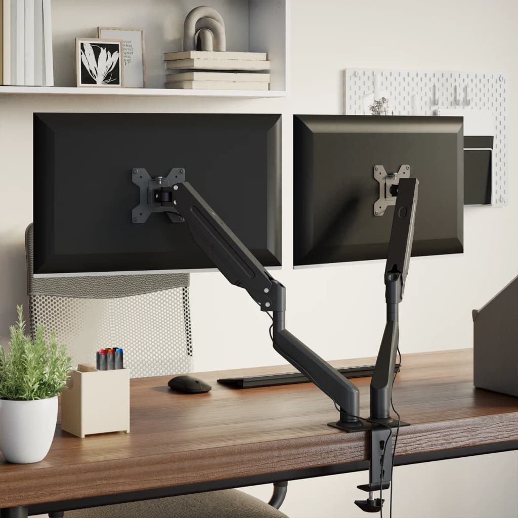 Dual Monitor Arm for Max 27 Inch Gas Spring 20 kg