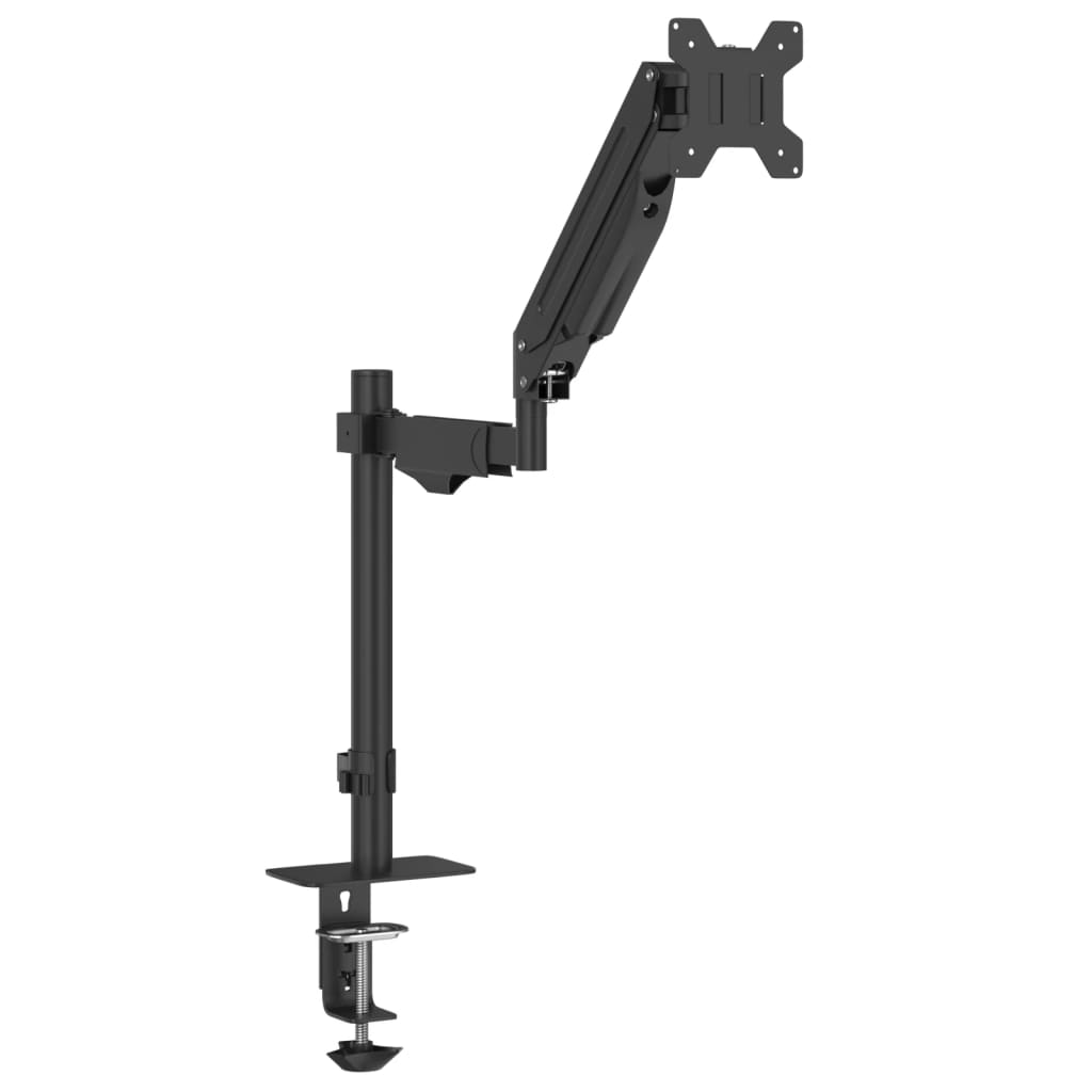 Bras de support de moniteur simple pour écran 27 pouces max, ressort à gaz 10 kg
