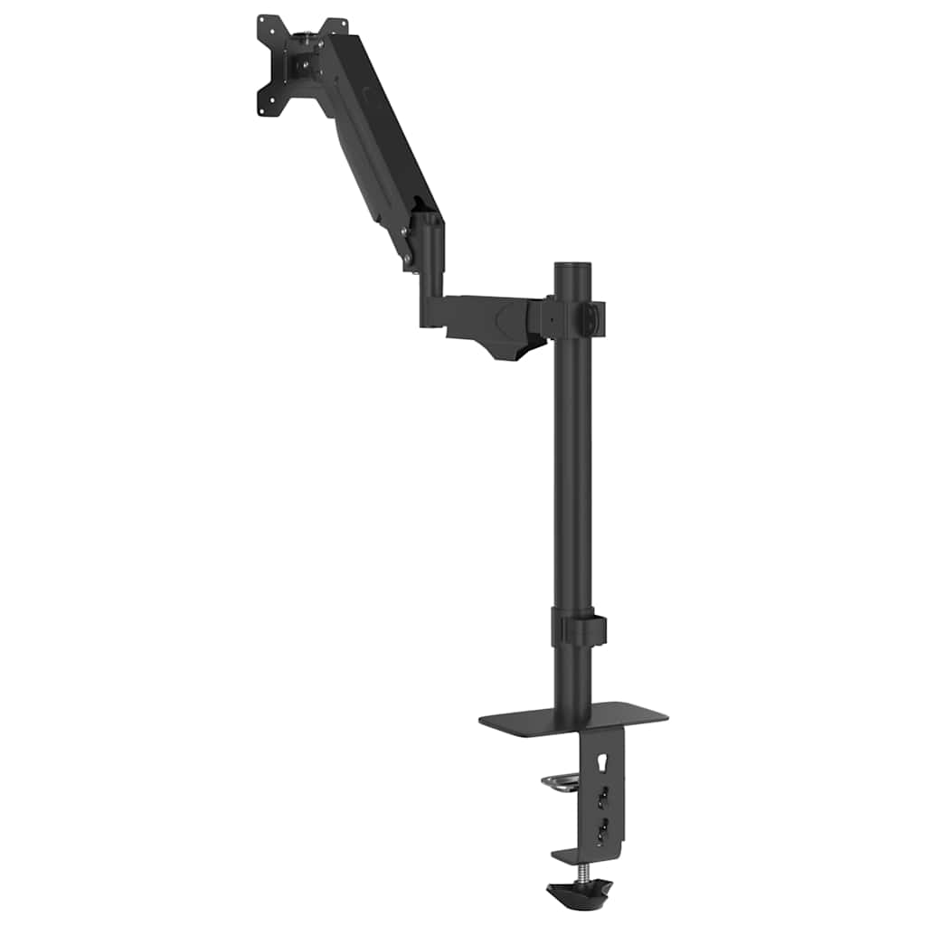 Bras de support de moniteur simple pour écran 27 pouces max, ressort à gaz 10 kg