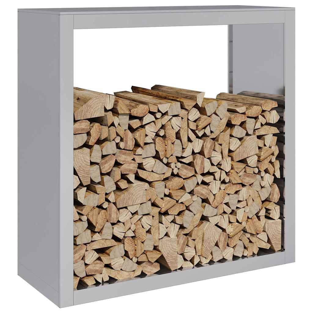 Brennholzregal 100x40x100 cm Verzinkter Stahl