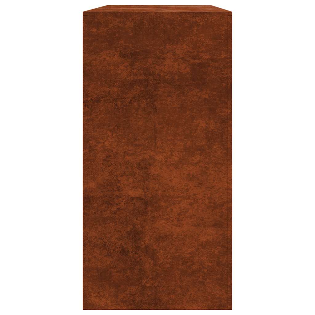Brennholzregal 100x40x80 cm Wetterfester Stahl