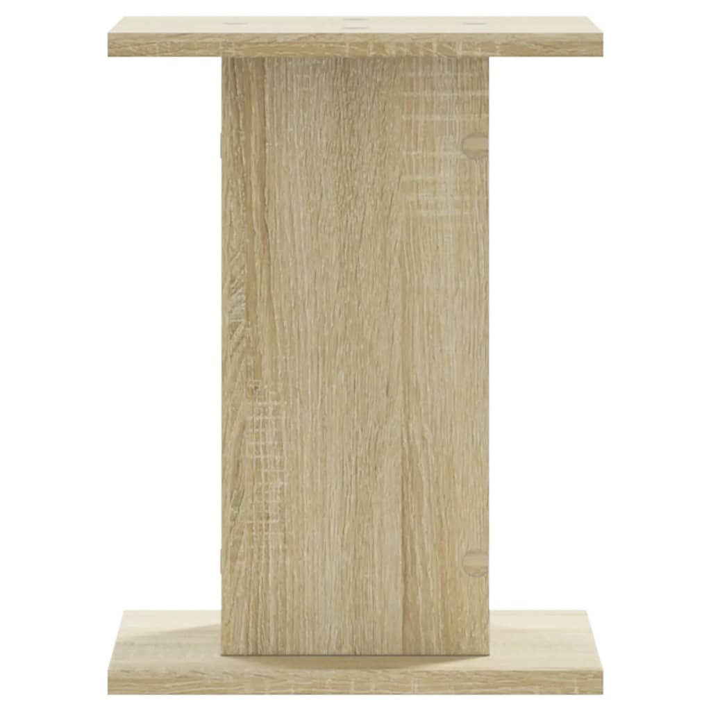 Pieds d'enceinte 2 pcs. Chêne Sonoma 30x30x40cm Bois d'ingénierie