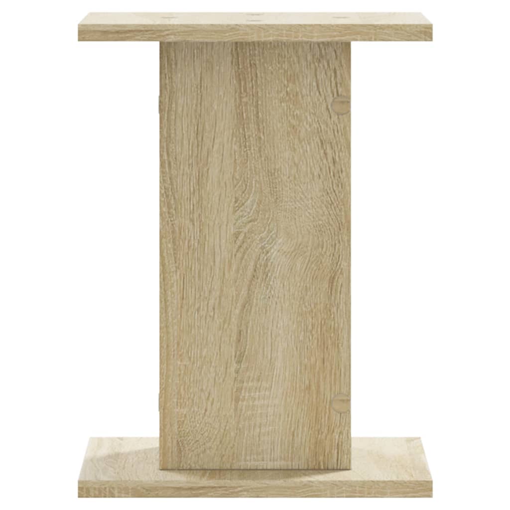 Pieds d'enceinte 2 pcs. Chêne Sonoma 30x30x40cm Bois d'ingénierie