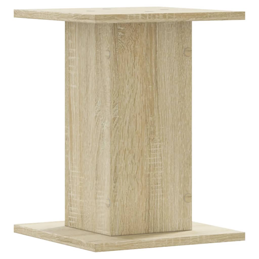 Pieds d'enceinte 2 pcs. Chêne Sonoma 30x30x40cm Bois d'ingénierie