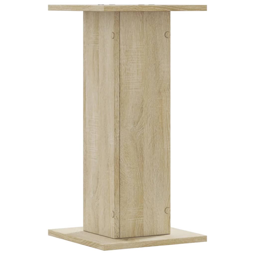 Pieds d'enceinte 2 pcs Chêne Sonoma 30x30x60cm Bois d'ingénierie