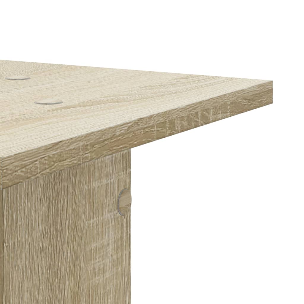 Pieds d'enceinte 2 pcs Chêne Sonoma 30x30x60cm Bois d'ingénierie