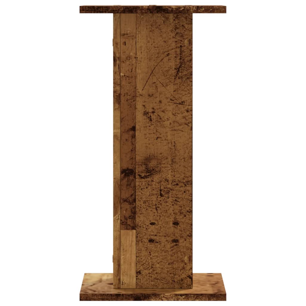 Speaker Stands 2 Pcs. Reclaimed Wood Look 30x30x60 cm