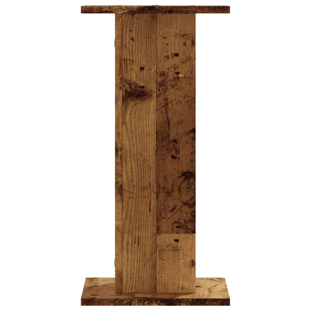 Speaker Stands 2 Pcs. Reclaimed Wood Look 30x30x60 cm