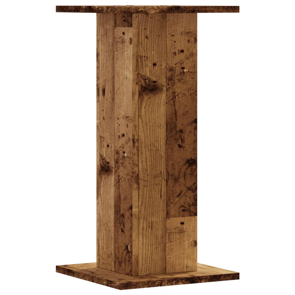 Speaker Stands 2 Pcs. Reclaimed Wood Look 30x30x60 cm