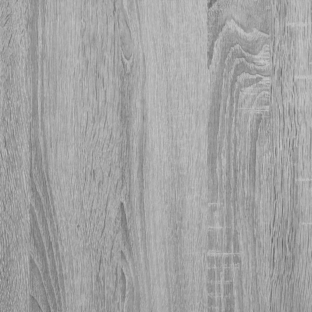 Lautsprecherständer 2 Stk. Grau Sonoma 30x30x95cm Holzwerkstoff