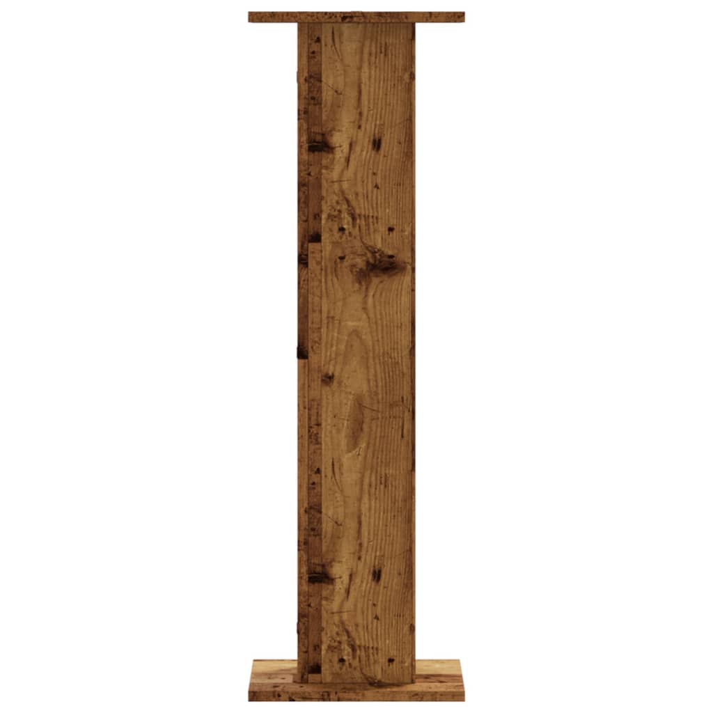 Speaker Stands 2 pcs. Reclaimed Wood Look 30x30x95 cm