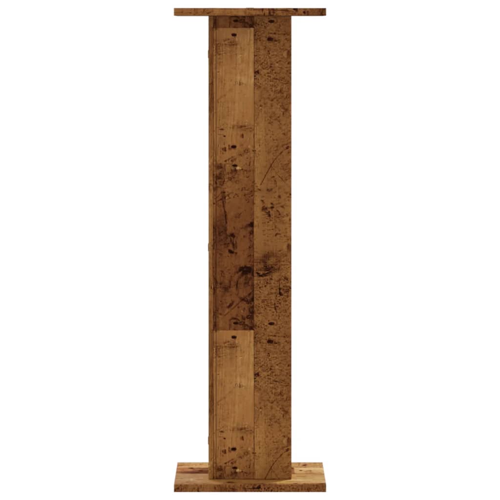 Speaker Stands 2 pcs. Reclaimed Wood Look 30x30x95 cm