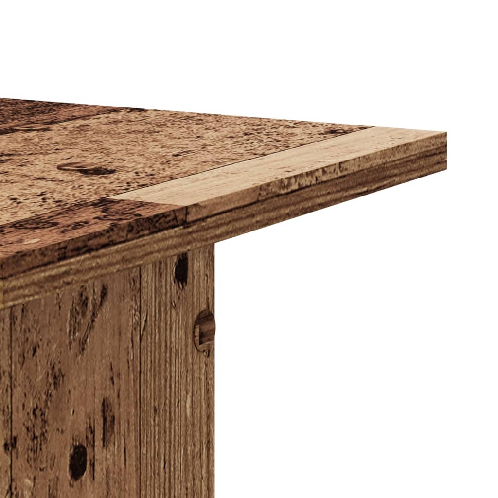 Speaker Stands 2 pcs. Reclaimed Wood Look 30x30x95 cm