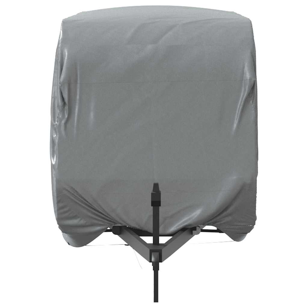 Housse de protection pour caravane grise 610x250x220 cm en non-tissé
