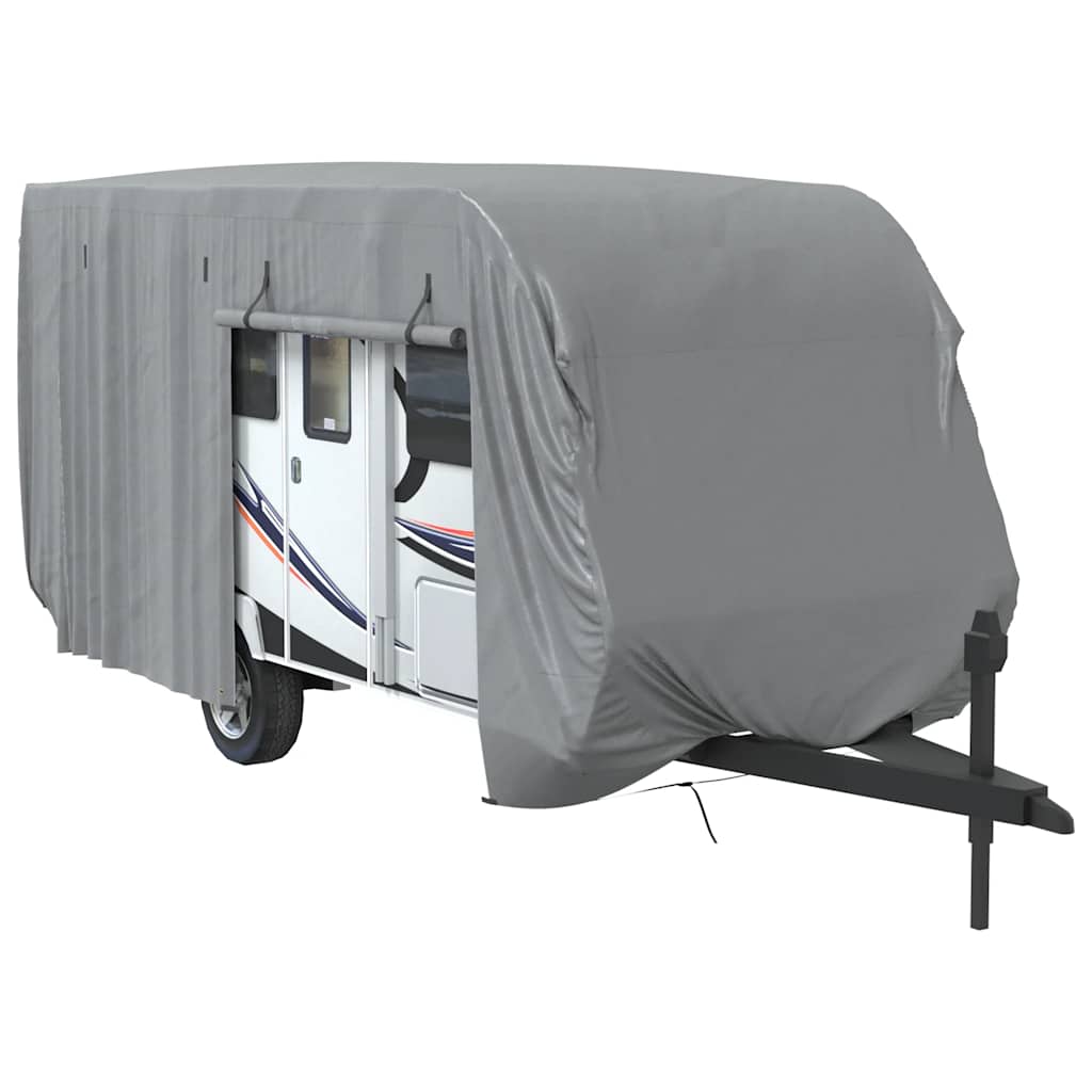Housse de protection pour caravane gris 670x250x220 cm intissé