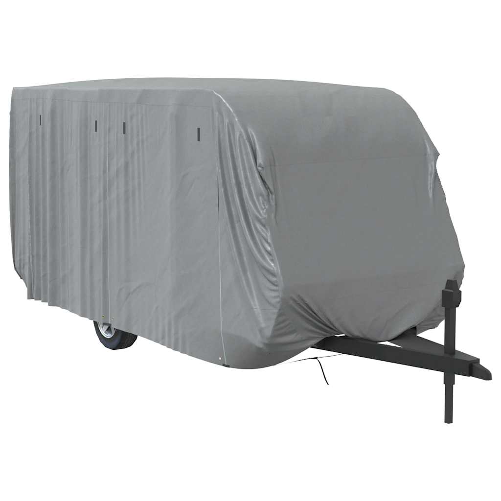 Housse de protection pour caravane gris 670x250x220 cm intissé