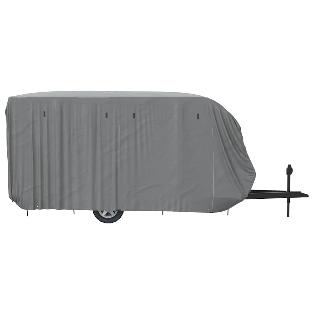 Housse de protection pour caravane gris 670x250x220 cm intissé