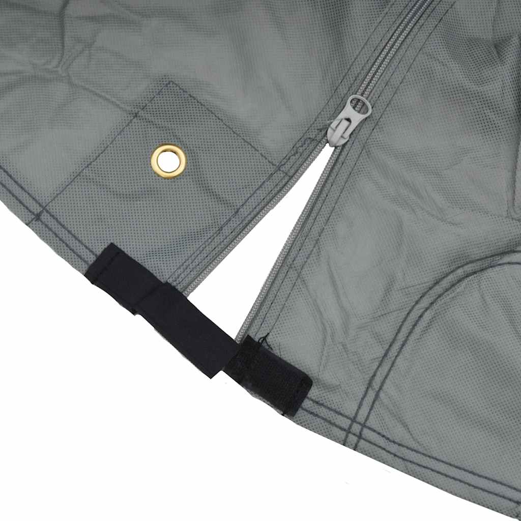 Housse de protection pour caravane gris 670x250x220 cm intissé