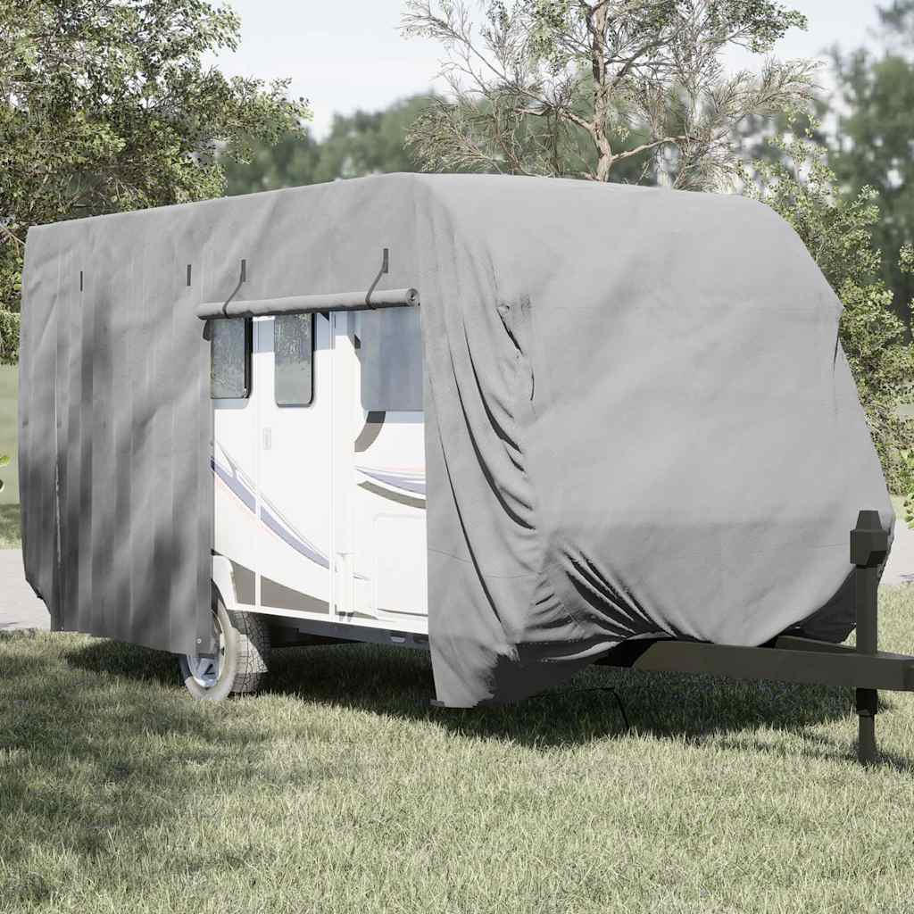 Housse de protection pour caravane gris 670x250x220 cm intissé