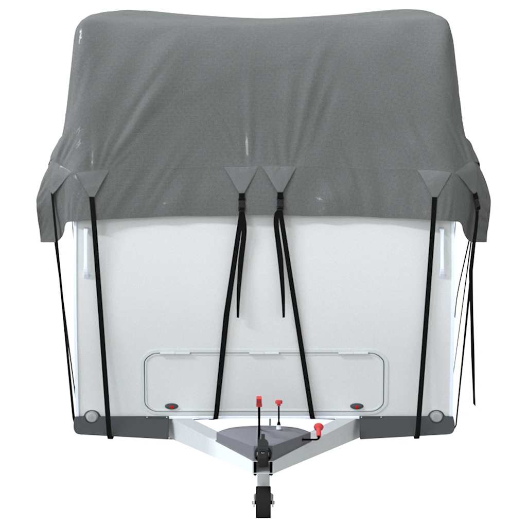 Bâche de toit pour caravane Gris 500x300 cm non-tissé