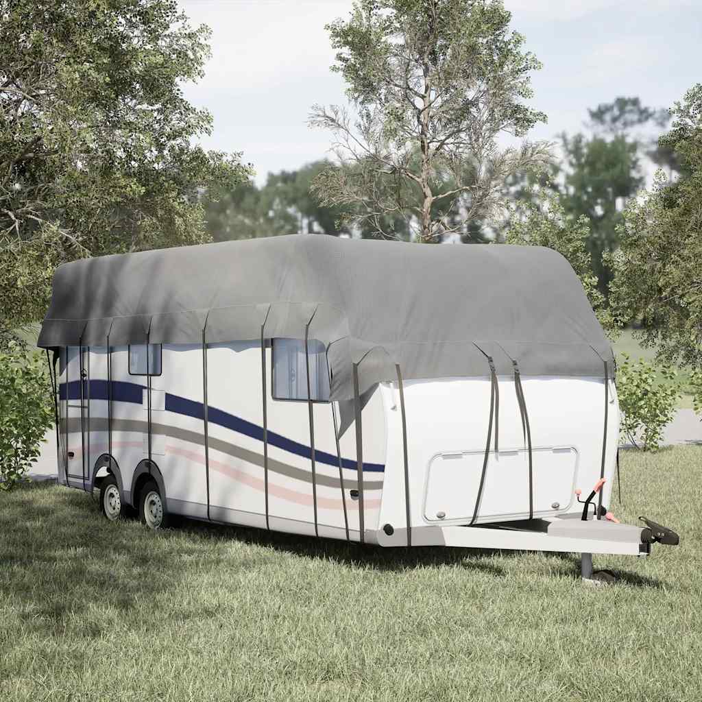 Bâche de toit pour caravane Gris 800x300 cm Tissu non tissé