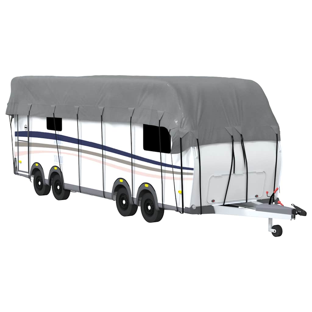 Bâche de toit pour caravane grise 900x300 cm en tissu non tissé
