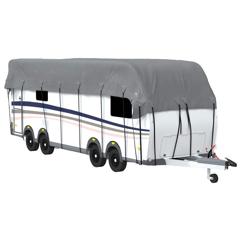 Bâche de toit pour caravane Gris 1000x300 cm non-tissé