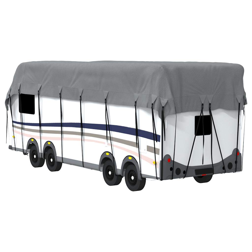 Bâche de toit pour caravane Gris 1000x300 cm non-tissé