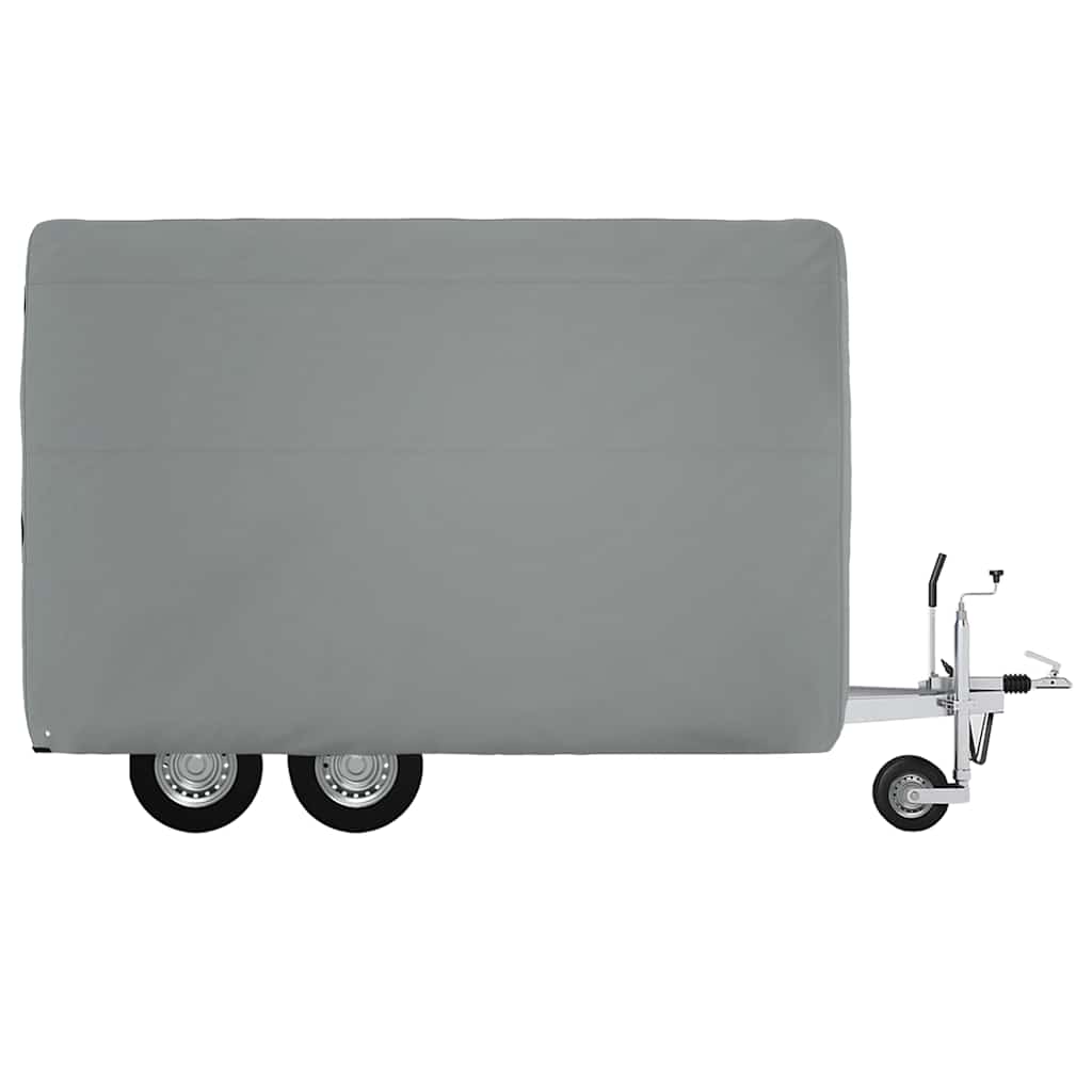 Bâche de protection pour van à chevaux gris 334x148x230 cm non-tissé