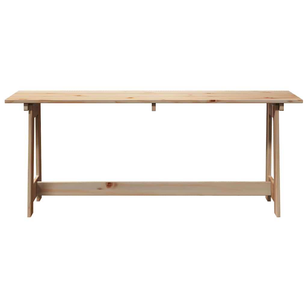Bank Outdoor Natur 119 x 47 x 35 cm Massives Kiefernholz