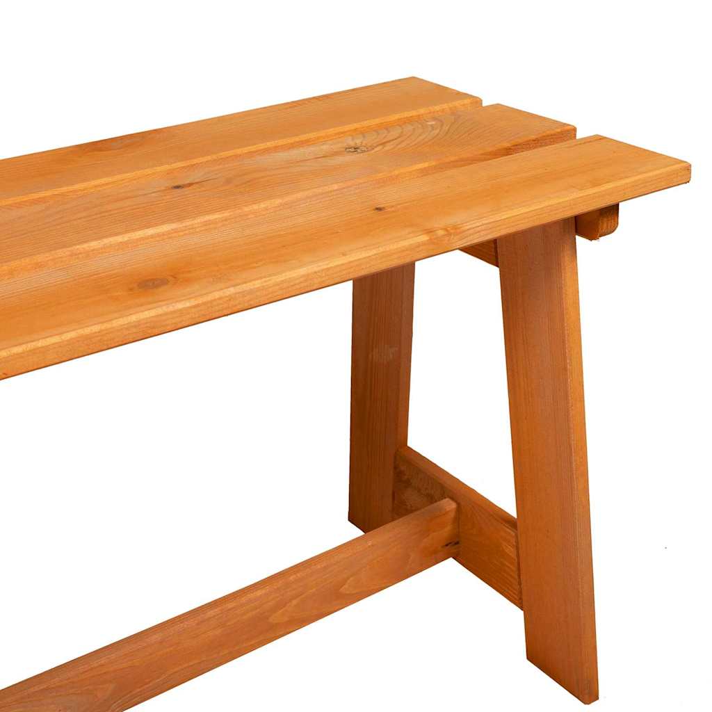 Bank Outdoor Braun 119 x 47 x 35 cm Massives Kiefernholz