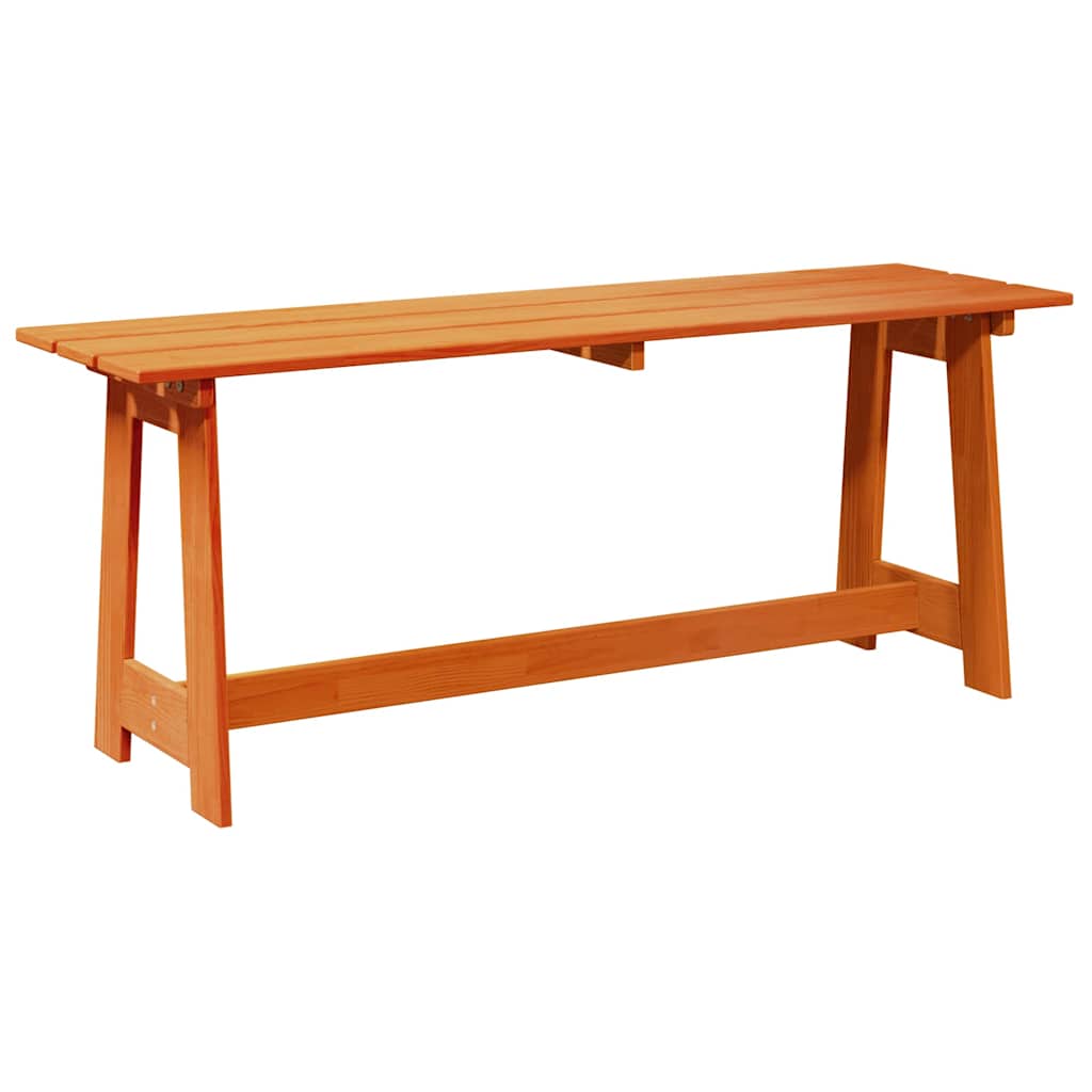 Bank Outdoor Braun 119 x 47 x 35 cm Massives Kiefernholz