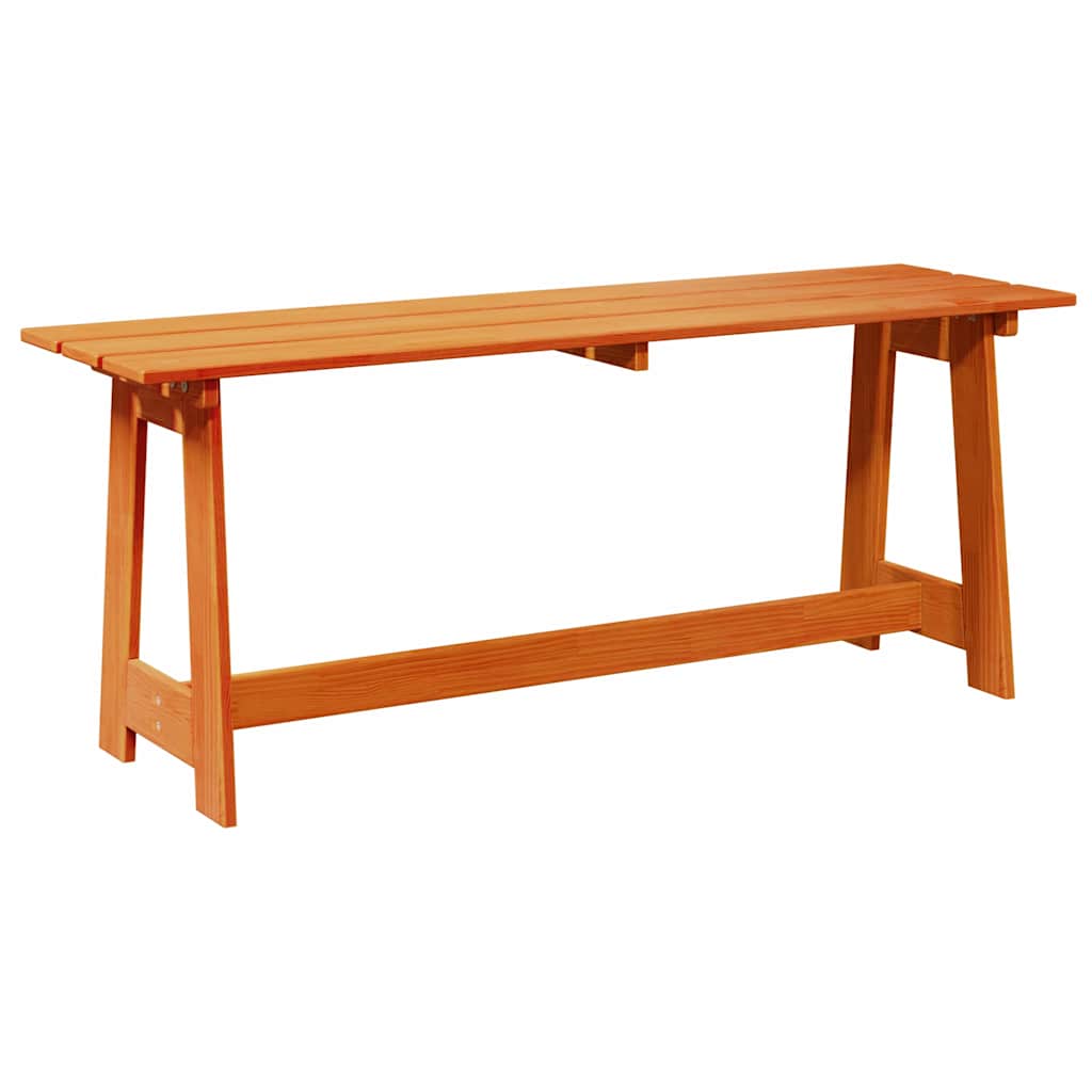 Bank Outdoor Braun 119 x 47 x 35 cm Massives Kiefernholz