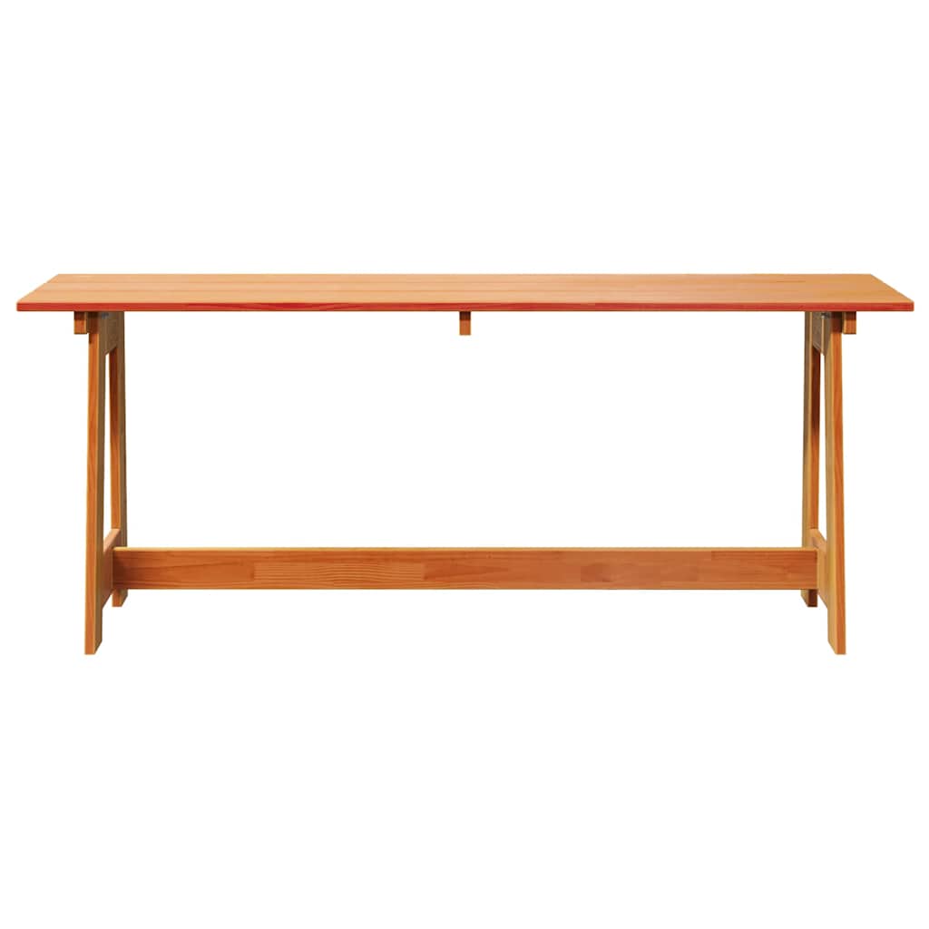 Bank Outdoor Braun 119 x 47 x 35 cm Massives Kiefernholz
