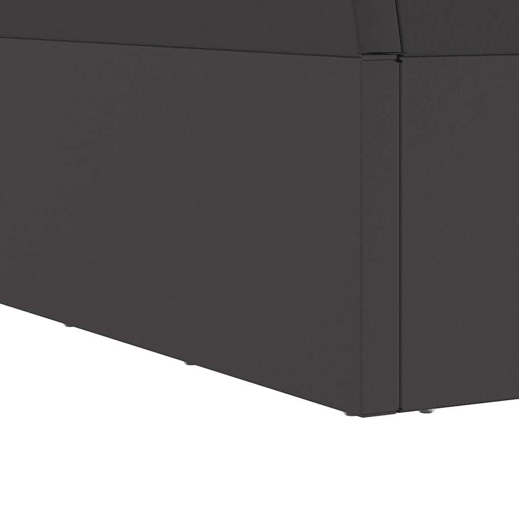 Feuerstelle Schwarz 60 x 60 x 35 cm Stahl