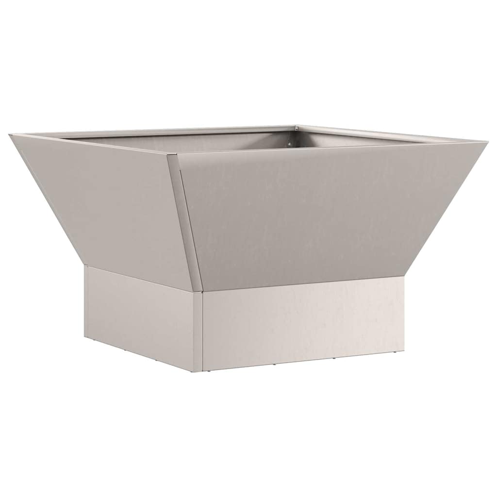 Feuerstelle Braun 60 x 60 x 35 cm Wetterfeststahl