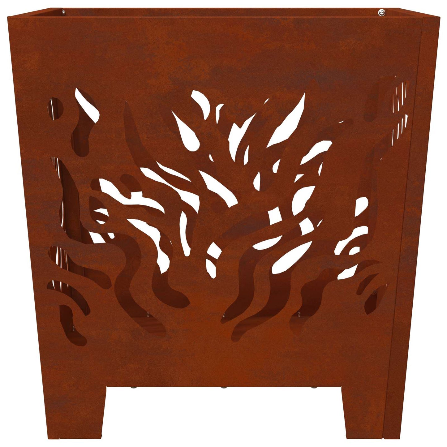 Feuerstelle Braun 40 x 40 x 40 cm Stahl