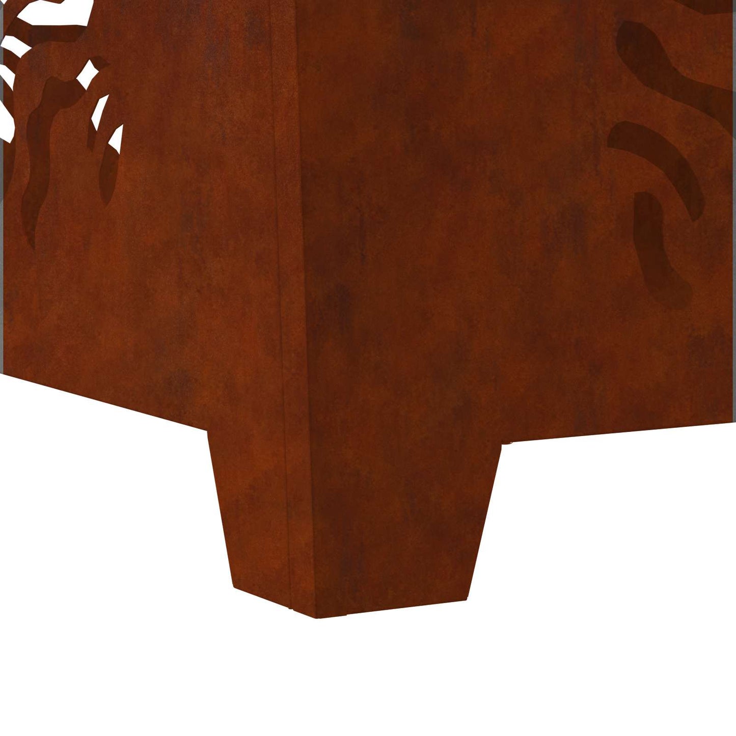 Feuerstelle Braun 60 x 60 x 40 cm Stahl