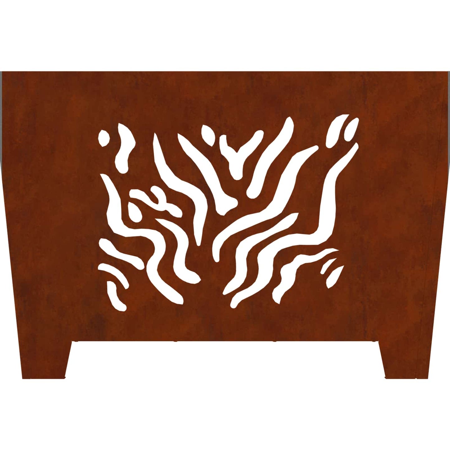 Feuerstelle Braun 60 x 60 x 40 cm Stahl