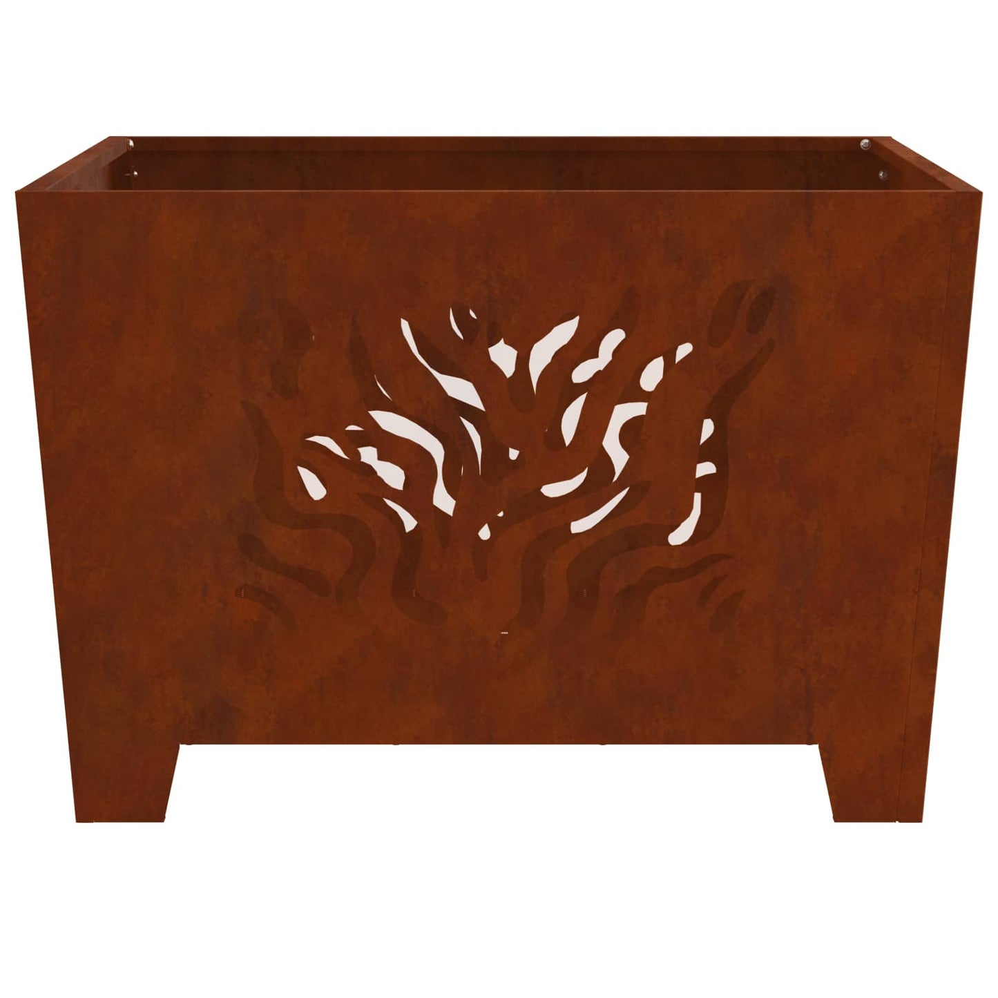 Feuerstelle Braun 60 x 60 x 40 cm Stahl