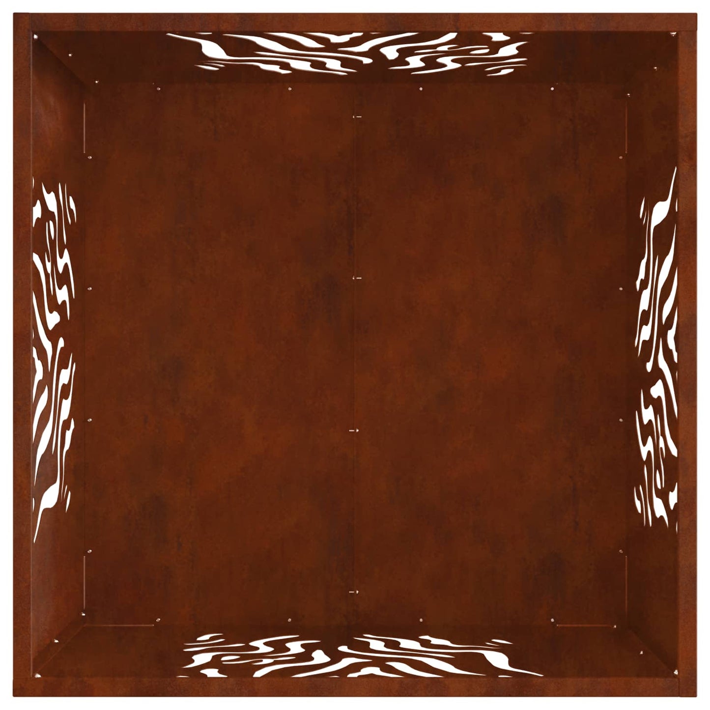 Feuerstelle Braun 60 x 60 x 40 cm Stahl