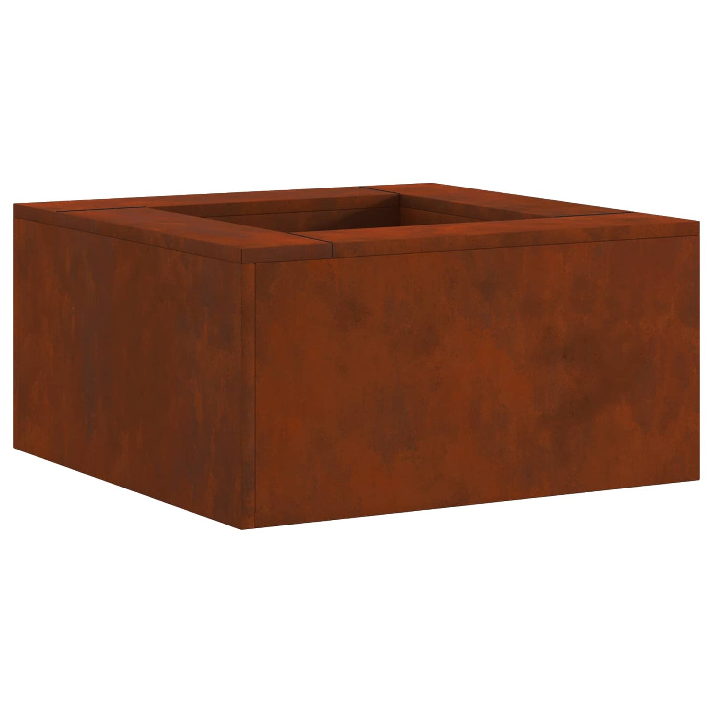 Feuerstelle Braun 60 x 60 x 30 cm Wetterfeststahl
