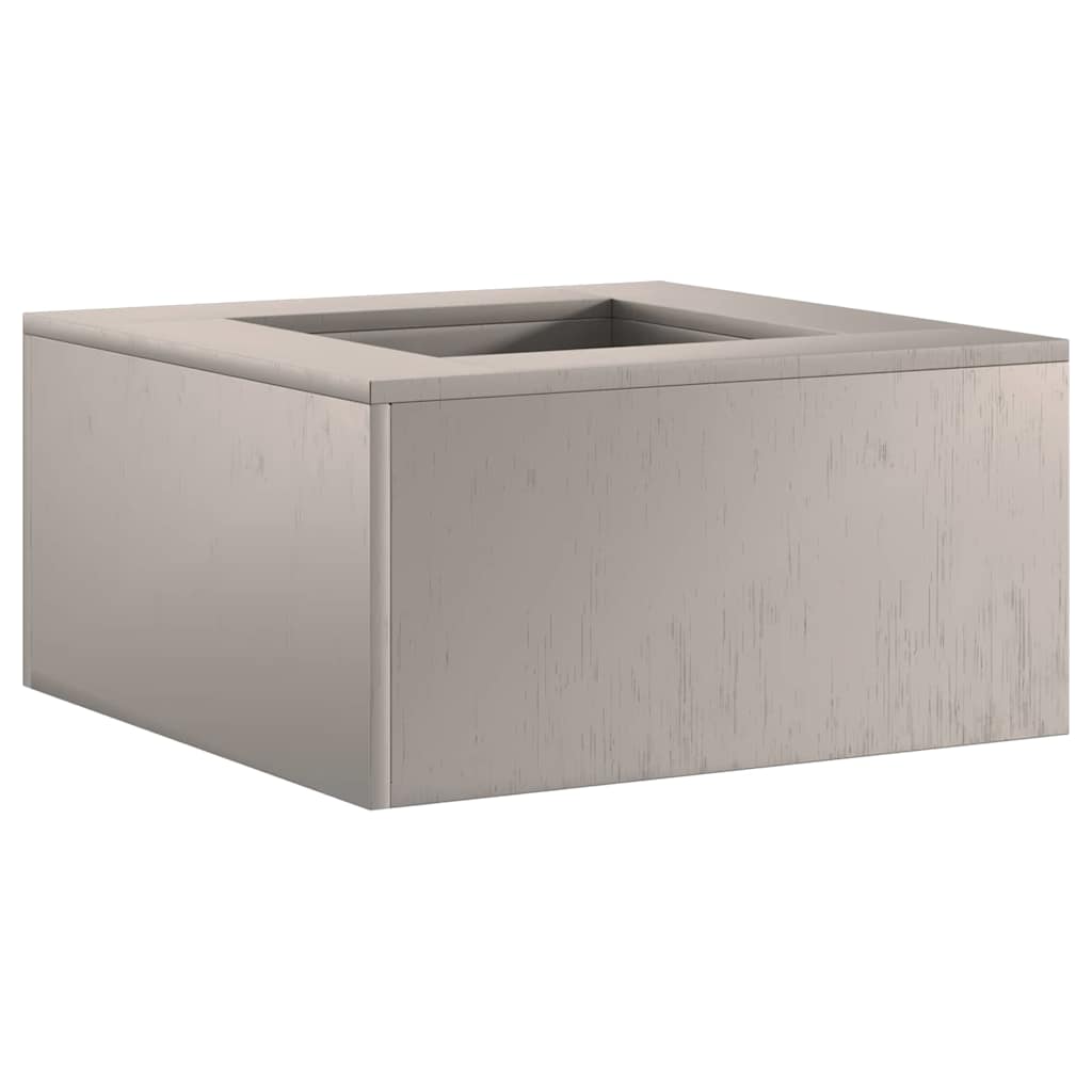 Feuerstelle Braun 60 x 60 x 30 cm Wetterfeststahl