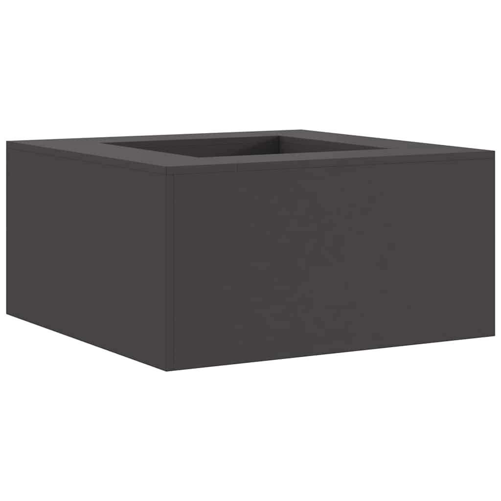 Feuerstelle Schwarz 80 x 80 x 40 cm Stahl