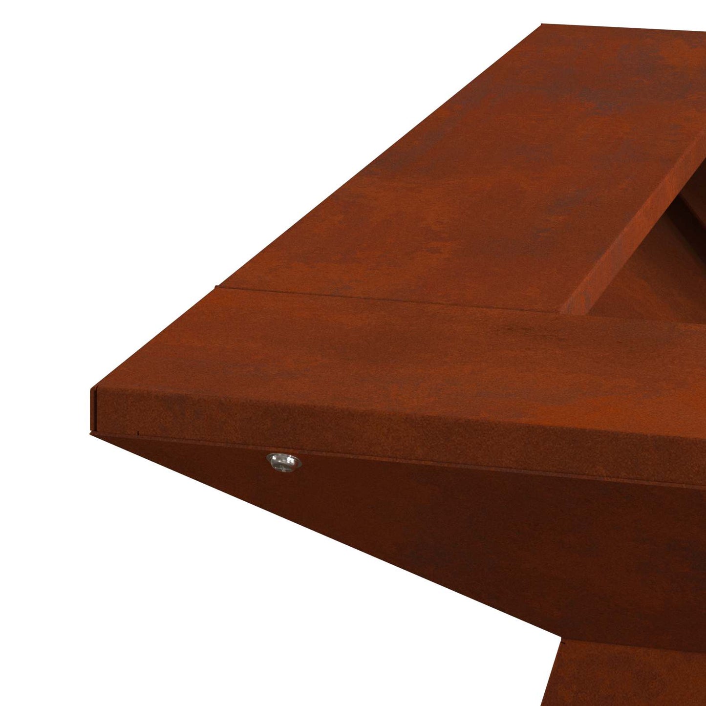 Feuerstelle Braun 48 x 48 x 40 cm Wetterfeststahl