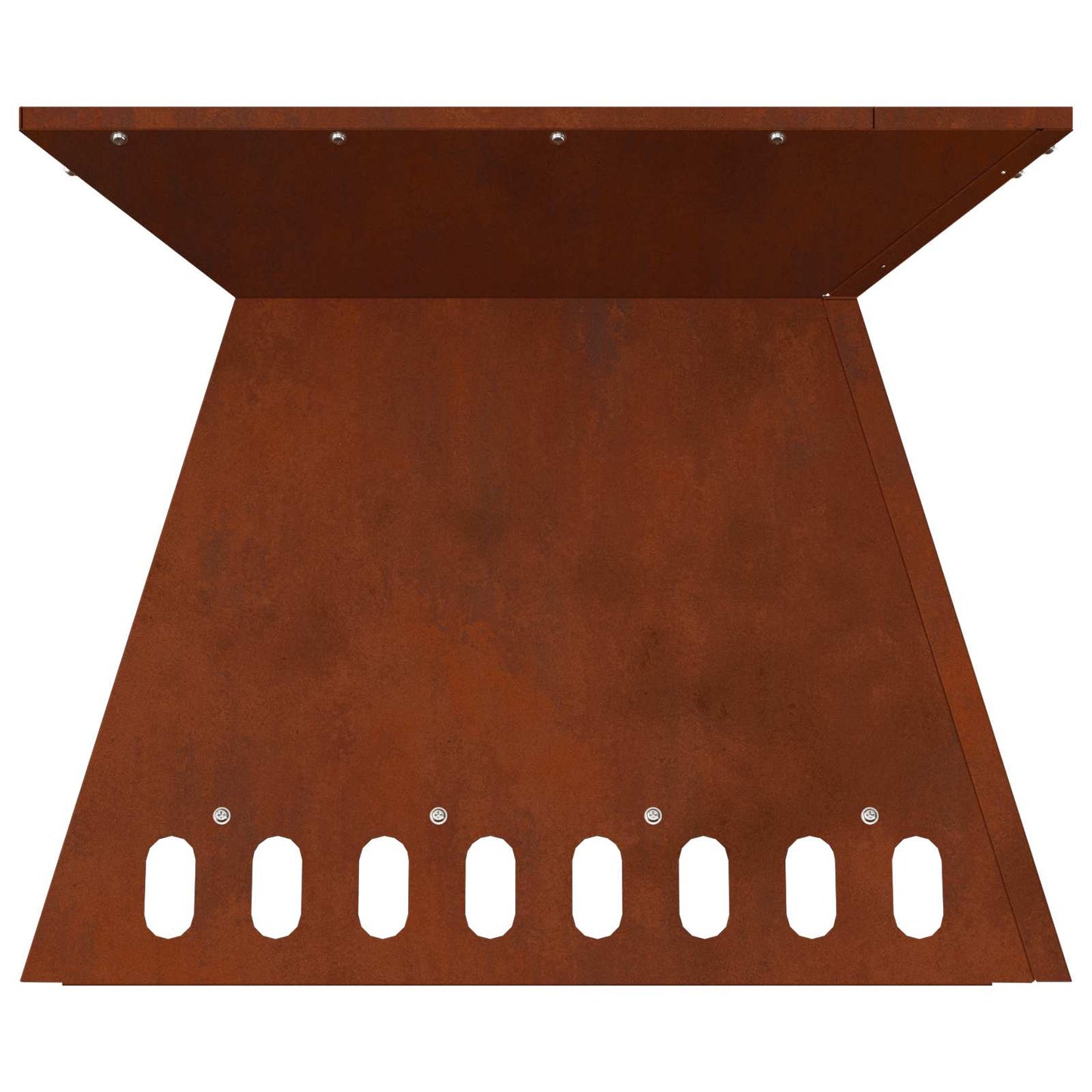 Feuerstelle Braun 48 x 48 x 40 cm Wetterfeststahl