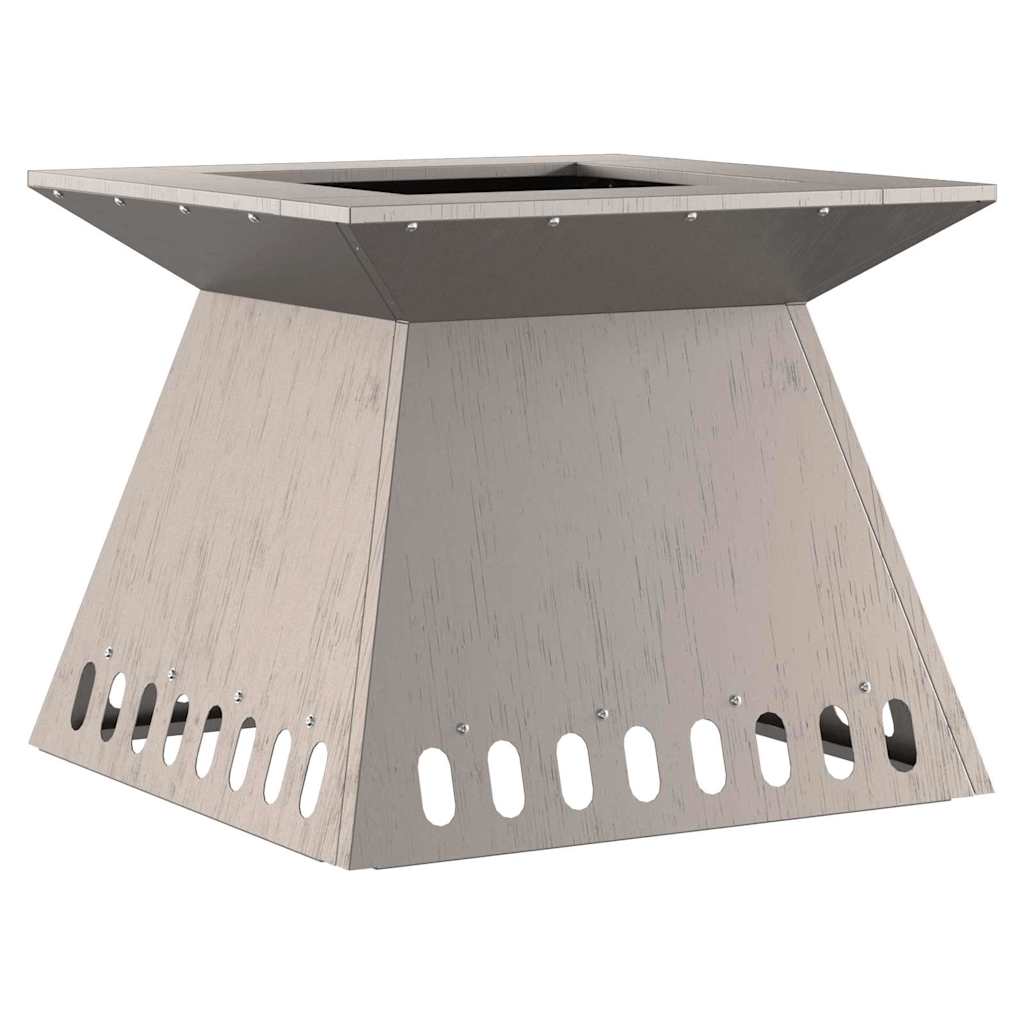 Feuerstelle Braun 48 x 48 x 40 cm Wetterfeststahl